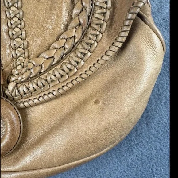 Vintage Banana Republic Brown Leather Hobo Purse Shoulder Bag Y2K - Picture 3 of 9